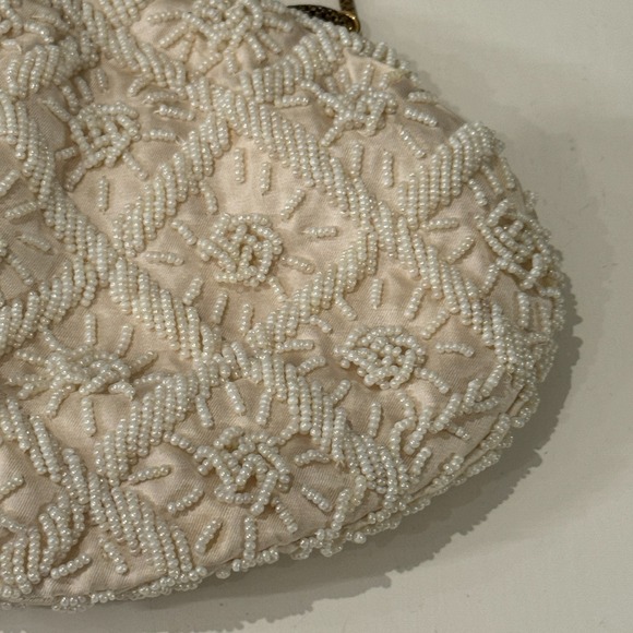 Vintage Handmade Beaded Sequin Wristlet Clutch Evening Purse – Made in Hong Kong - Picture 3 of 12